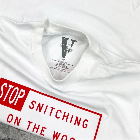 vlone shirt stop snitching
